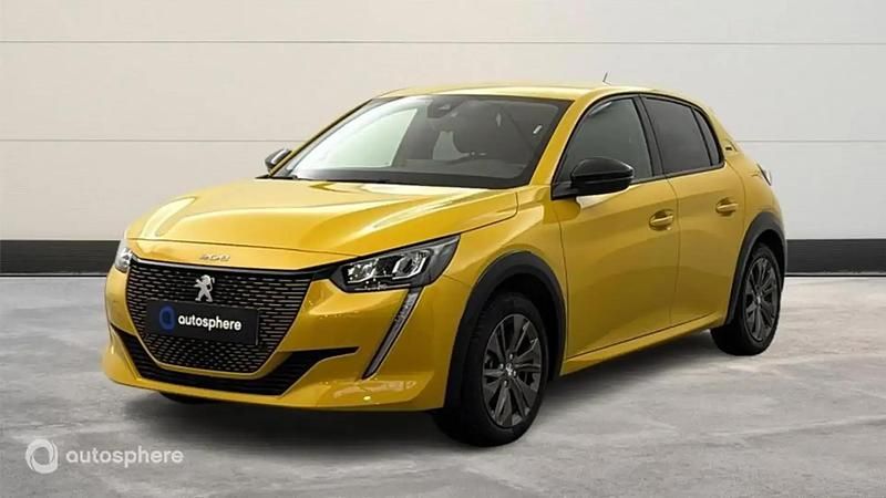 Jaune Occasion 2022 Peugeot e-208 Style Citadine | 15 699 € (Prix juste) - Image 1/4