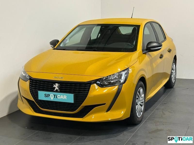 Jaune Utilisé 2021 Peugeot 208 S Citadine | 10 490 € (Bon prix) - Image 1/4