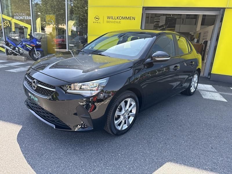 Noir Utilisé 2021 Opel Corsa Edition Citadine | 11 889 € (Prix juste) - Image 1/4