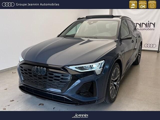 Bleu plasma métallisé Utilisé 2024 Audi Q8 e-tron S-Line SUV | 65 980 € (Prix cher) - Image 1/4