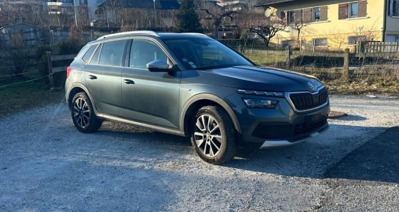 Gris Occasion 2021 Skoda Kamiq ScoutLine SUV | 19 490 € (Prix juste) - Image 1/4