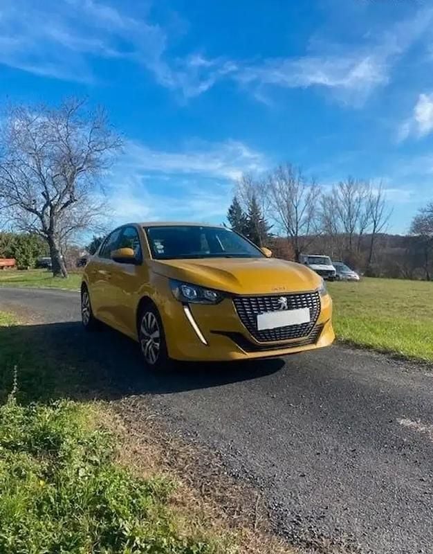 Occasion Peugeot 208 Active 101 ch (74 kW) 2020 Jaune Citadine