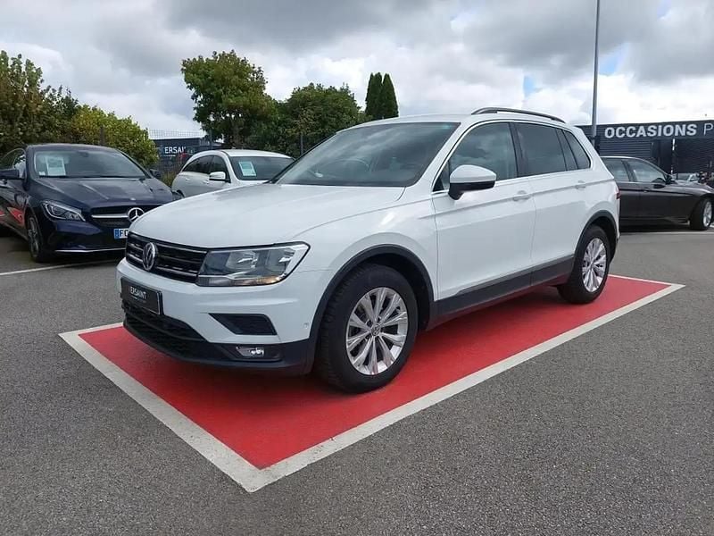 Blanc Occasion 2019 VW Tiguan Business+ SUV | 24 990 € (Prix assez cher) - Image 1/4