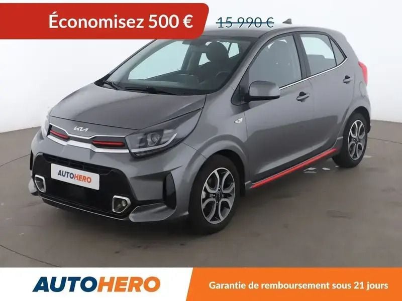 Gris Utilisé 2022 Kia Picanto GT-Line Citadine | 15 490 € (Prix assez cher) - Image 1/2