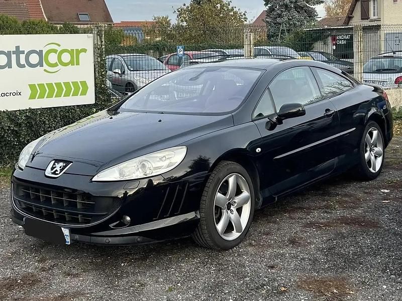 Noir Utilisé 2008 Peugeot 407 Coupe Coupé | 5 500 € - Image 1/4