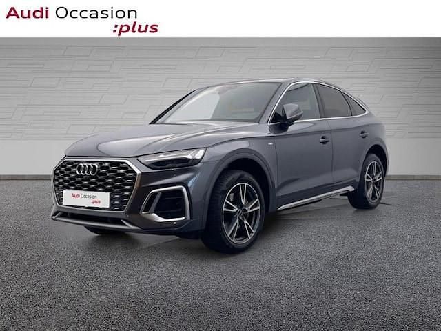 Gris daytona nacré Occasion 2023 Audi Q5 S-Line SUV | 50 490 € (Prix assez cher) - Image 1/4