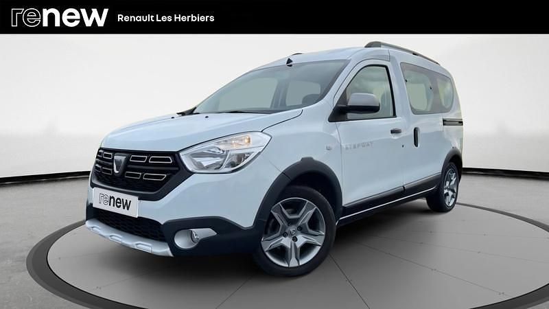 Blanc Occasion 2020 Dacia Dokker Stepway Monospace | 16 590 € (Prix juste) - Image 1/4