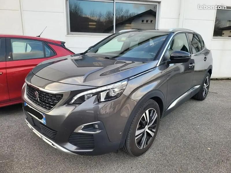 Gris Utilisé 2017 Peugeot 3008 GT-line Monospace | 14 990 € (Prix cher) - Image 1/4