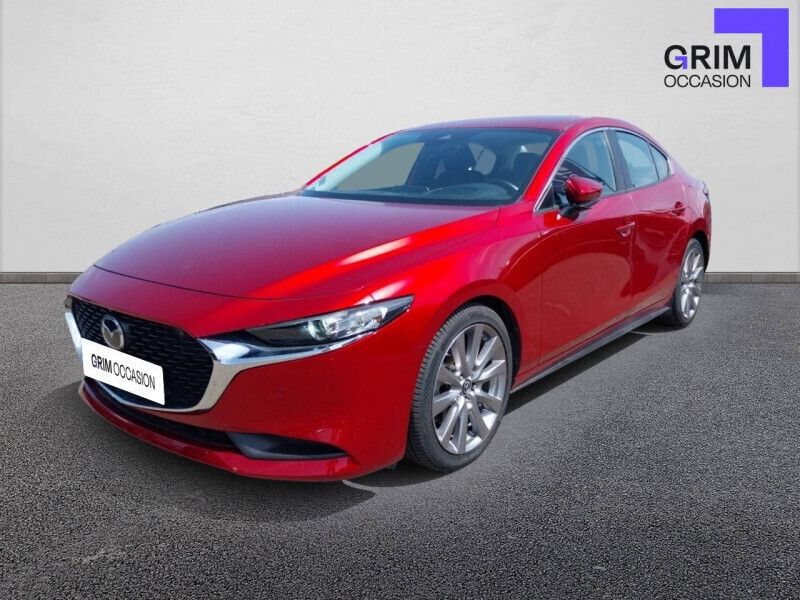 Rouge Utilisé 2019 Mazda 3 Berline | 15 990 € (Bon prix) - Image 1/4