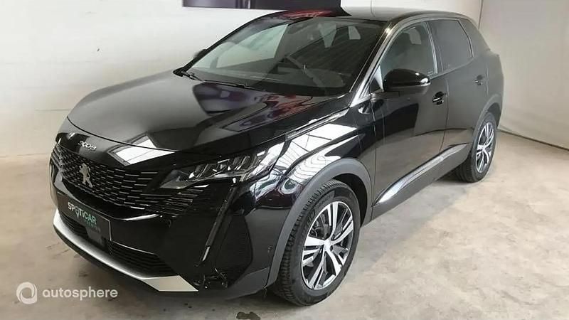 Noir Utilisé 2022 Peugeot 3008 Allure SUV | 18 799 € (Prix juste) - Image 1/4