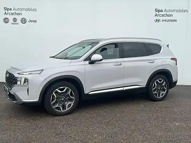 Blanc Occasion 2022 Hyundai Santa Fe SUV | 34 990 € (Super prix) - Image 1/4