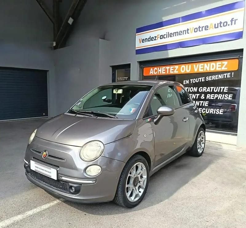 Gris Utilisé 2011 Fiat 500 Abarth Citadine | 5 990 € (Super prix) - Image 1/4