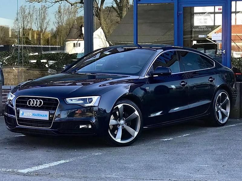 Bleu Occasion 2016 Audi A5 Sportback S-Line Citadine | 17 950 € - Image 1/4
