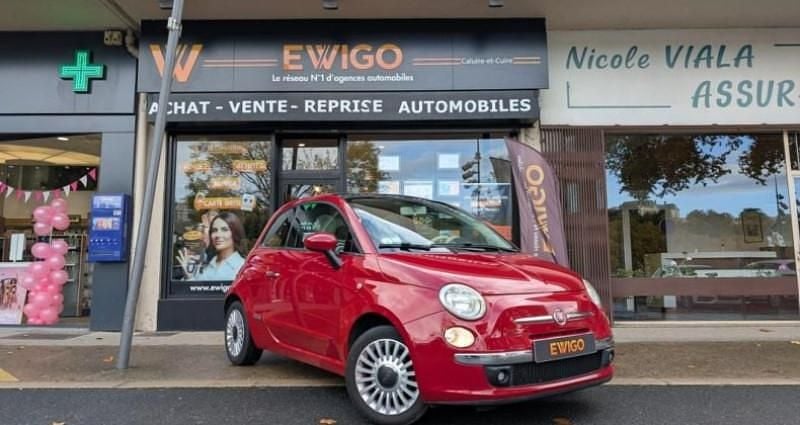Rouge Utilisé 2009 Fiat 500 Lounge Citadine | 4 790 € (Prix juste) - Image 1/4