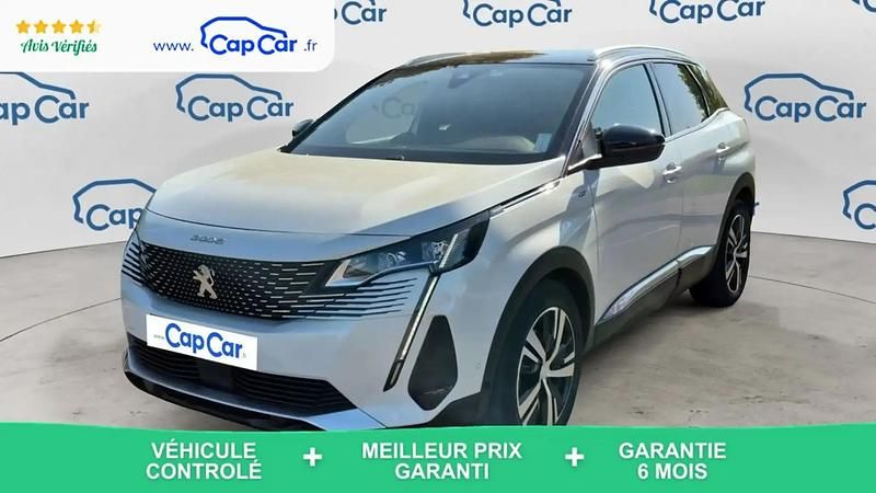 Blanc Utilisé 2021 Peugeot 3008 GT SUV | 20 490 € (Prix juste) - Image 1/4