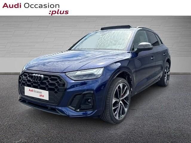 Bleu navarre métallisé Utilisé 2024 Audi Q5 S-Line SUV | 59 990 € (Prix assez cher) - Image 1/3