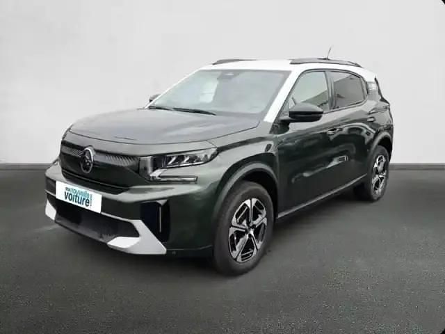Vert montana (metallisé) Occasion 2025 Citroën e-C3 Aircross Comfort SUV | 31 590 € (Prix juste) - Image 1/4