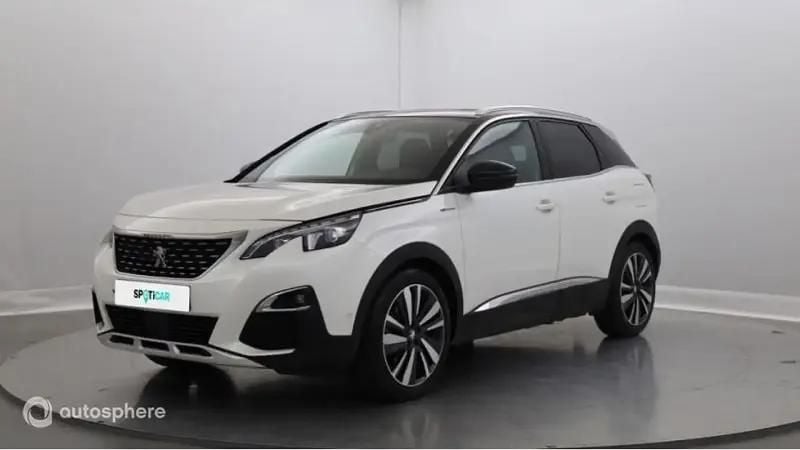 Blanc nacré (n) Utilisé 2020 Peugeot 3008 GT SUV | 19 299 € (Prix juste) - Image 1/4