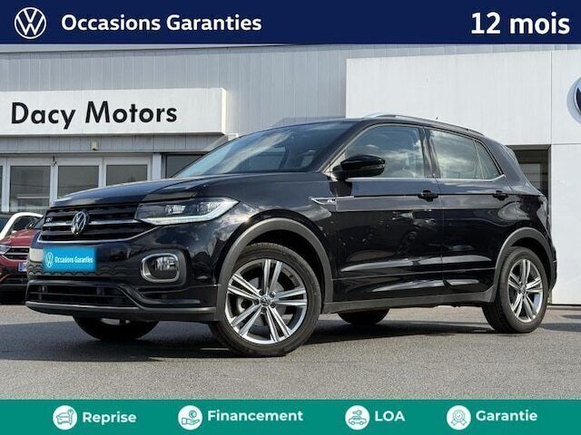 Noir Utilisé 2021 VW T-Cross R-line SUV | 19 900 € (Prix juste) - Image 1/4