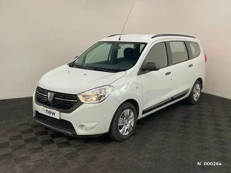 Blanc Utilisé 2018 Dacia Lodgy Monospace | 12 990 € (Bon prix) - Image 1/4