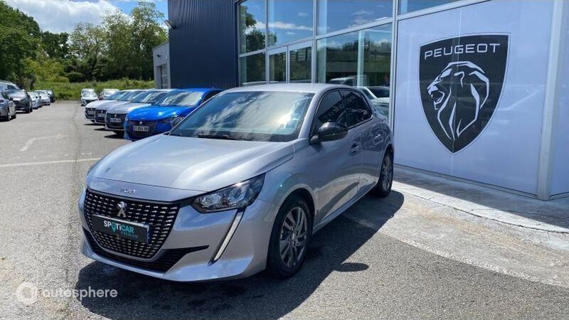 Gris Utilisé 2023 Peugeot 208 Style Citadine | 14 499 € (Prix juste) - Image 1/4