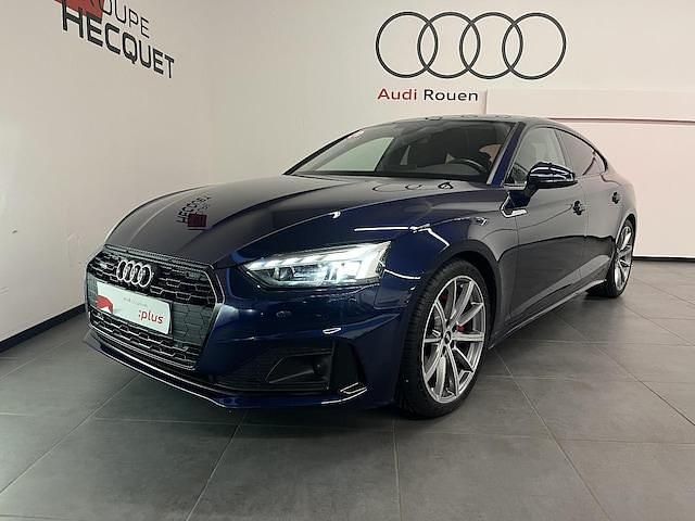 Occasion Audi A5 Sportback Advanced 204 ch (150 kW) 2022 Bleu navarre métallisé Citadine