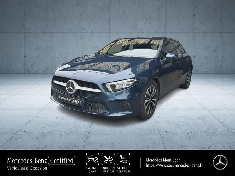 Bleu denim métallisé Occasion 2022 Mercedes A200 Business Berline | 26 900 € (Bon prix) - Image 1/4