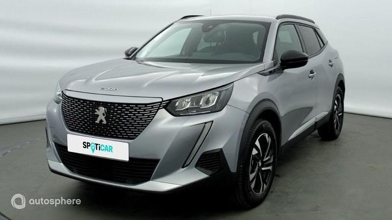 Gris Utilisé 2022 Peugeot e-2008 Allure SUV | 18 335 € (Prix juste) - Image 1/4