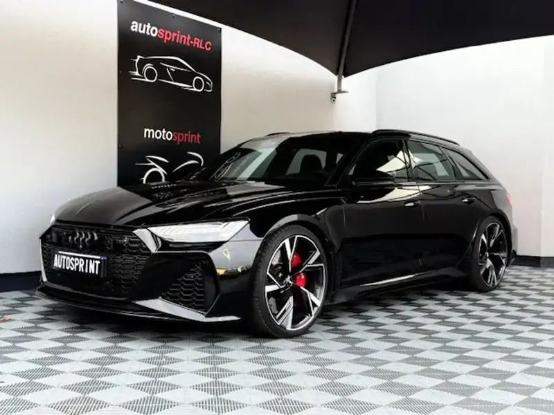 Noir Utilisé 2020 Audi RS6 Sport Break | 104 900 € (Prix cher) - Image 1/4