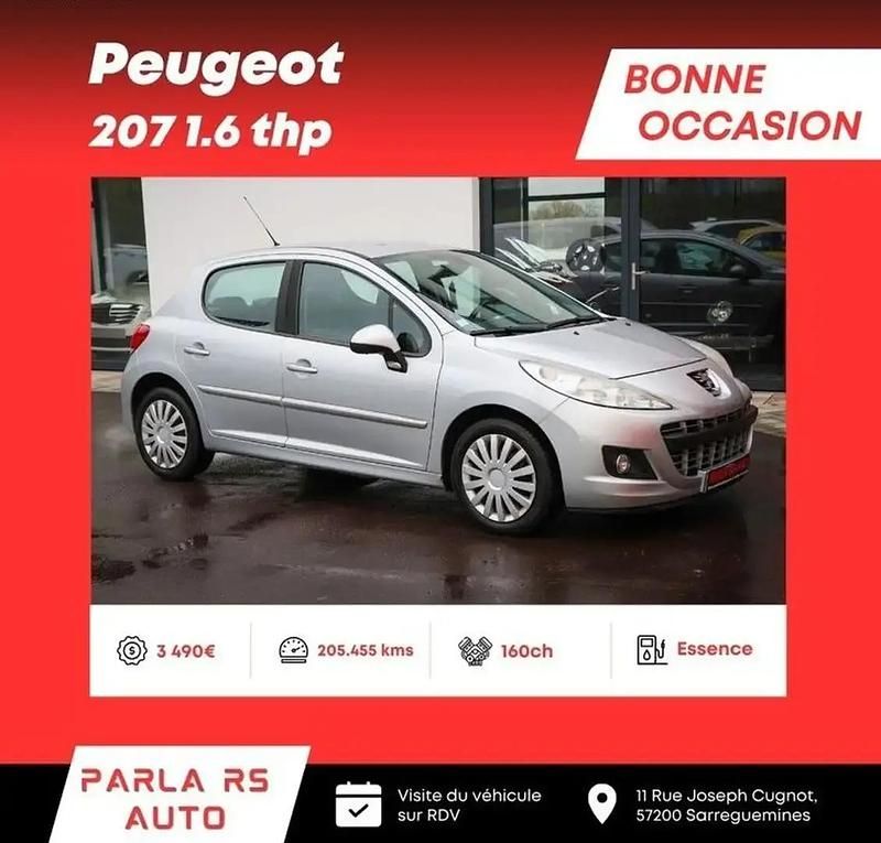 Gris Occasion 2011 Peugeot 207 | 3 490 € - Image 1/4