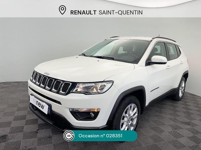 Blanc Utilisé 2020 Jeep Compass Longitude SUV | 17 990 € (Bon prix) - Image 1/4