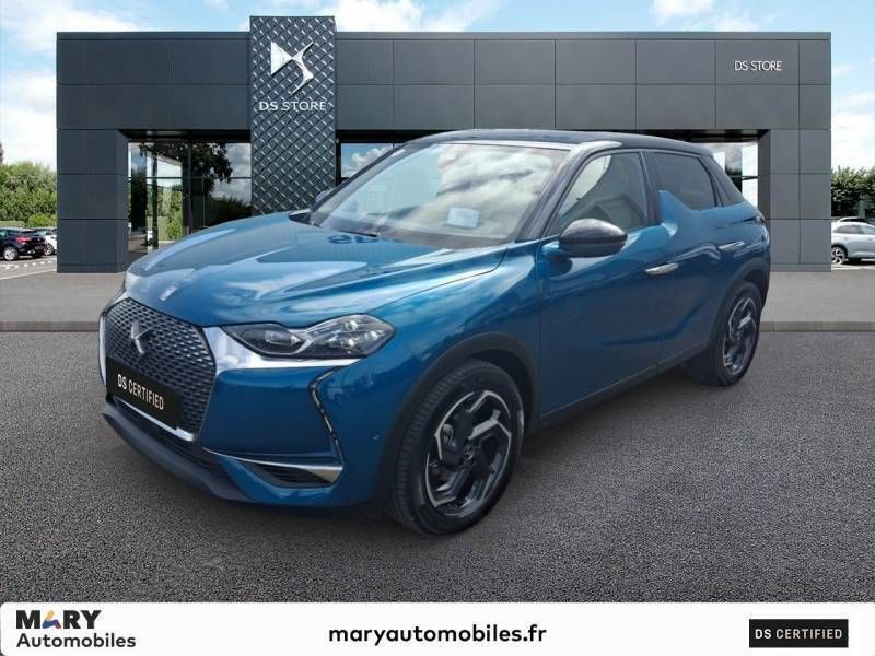 Bleu Utilisé 2022 DS Automobiles DS3 Crossback Rivoli SUV | 23 990 € (Prix assez cher) - Image 1/3