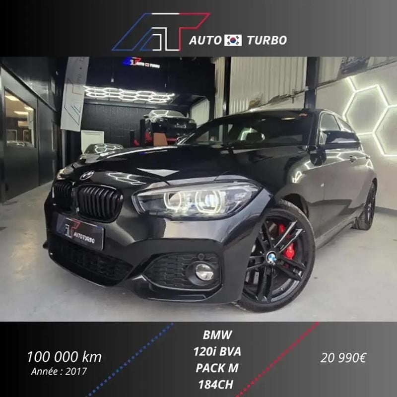 Noir Occasion 2017 BMW 120 M Sport Citadine | 20 990 € (Prix juste) - Image 1/4