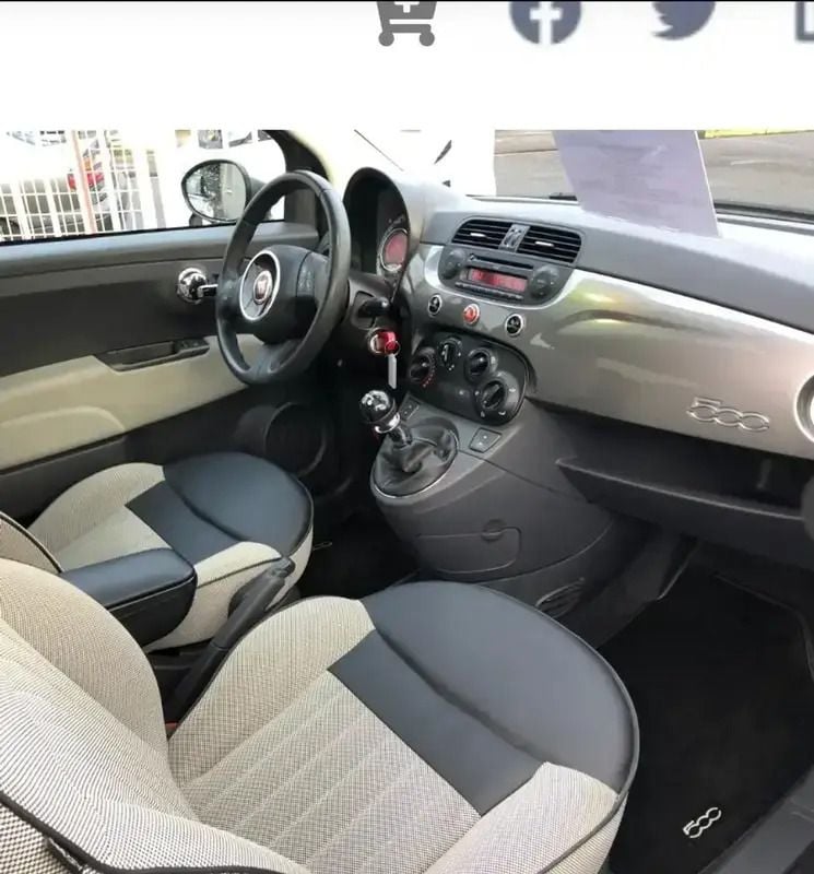 Gris Utilisé 2019 Fiat 500 S Berline | 6 900 € (Super prix) - Image 1/4