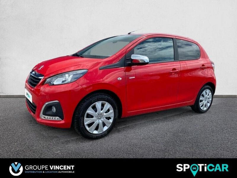 Rouge Utilisé 2021 Peugeot 108 Style Citadine | 10 490 € (Prix juste) - Image 1/4