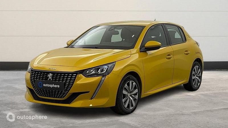 Jaune Utilisé 2020 Peugeot 208 Active Citadine | 11 799 € (Prix juste) - Image 1/4