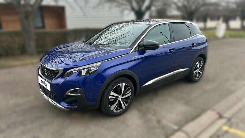 Bleu Utilisé 2018 Peugeot 3008 GT-line | 11 090 € (Prix juste) - Image 1/4