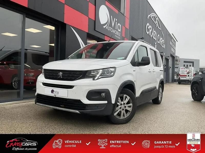 Blanc Utilisé 2018 Peugeot Rifter GT-line Monospace | 19 990 € (Prix cher) - Image 1/4