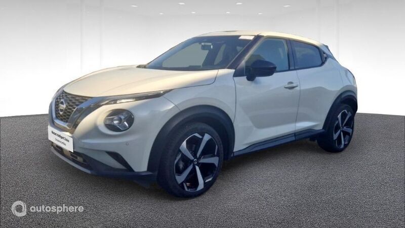Blanc lunaire (spéciale) Utilisé 2020 Nissan Juke Tekna SUV | 16 479 € (Prix juste) - Image 1/4