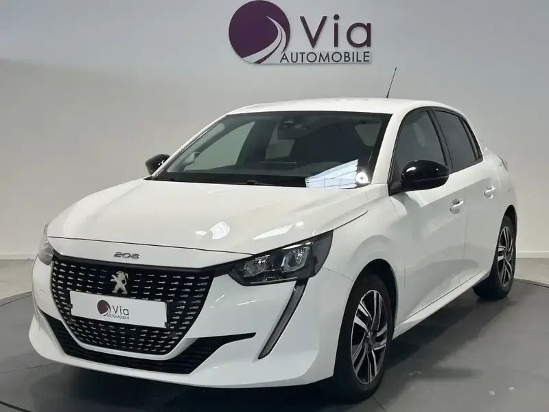 Blanc Utilisé 2021 Peugeot 208 Allure Citadine | 12 490 € (Prix juste) - Image 1/4