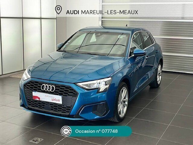 Bleu atoll métallisé Utilisé 2021 Audi A3 Sportback e-tron Design Berline | 21 990 € (Super prix) - Image 1/4