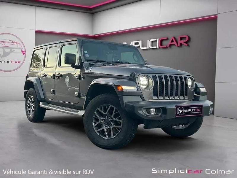 Gris Utilisé 2021 Jeep Wrangler Overland SUV | 48 980 € (Bon prix) - Image 1/4