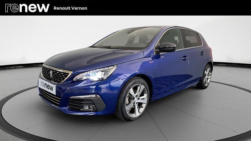 Bleu Utilisé 2020 Peugeot 308 GT-line Berline | 17 490 € (Prix juste) - Image 1/4