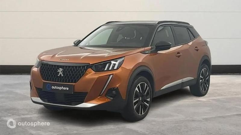 Orange Utilisé 2020 Peugeot 2008 GT-line SUV | 14 999 € (Prix juste) - Image 1/4