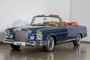 Occasion Mercedes 220 SE 120 ch (88 kW) 1965 Bleu Cabriolet