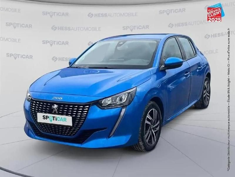 Bleu Utilisé 2020 Peugeot 208 Allure Citadine | 14 499 € (Prix juste) - Image 1/4