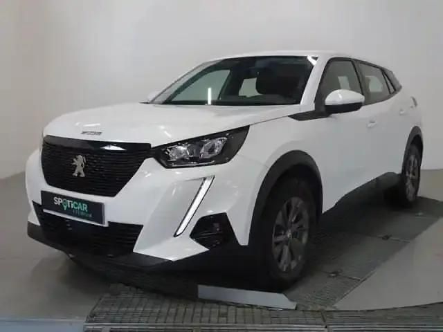 Blanc Occasion 2021 Peugeot 2008 Business-Line SUV | 15 290 € (Bon prix) - Image 1/4