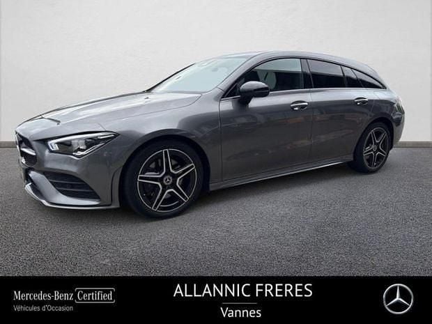 Gris Utilisé 2022 Mercedes CLA200 AMG line | 33 890 € (Bon prix) - Image 1/4