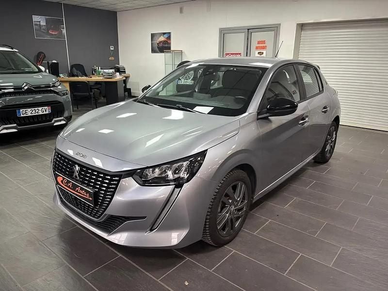 Gris Utilisé 2022 Peugeot 208 Allure Citadine | 11 490 € (Bon prix) - Image 1/4