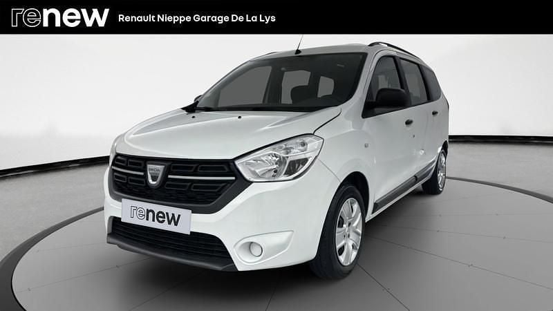Blanc Utilisé 2021 Dacia Lodgy Essentiel Monospace | 14 999 € (Prix juste) - Image 1/4